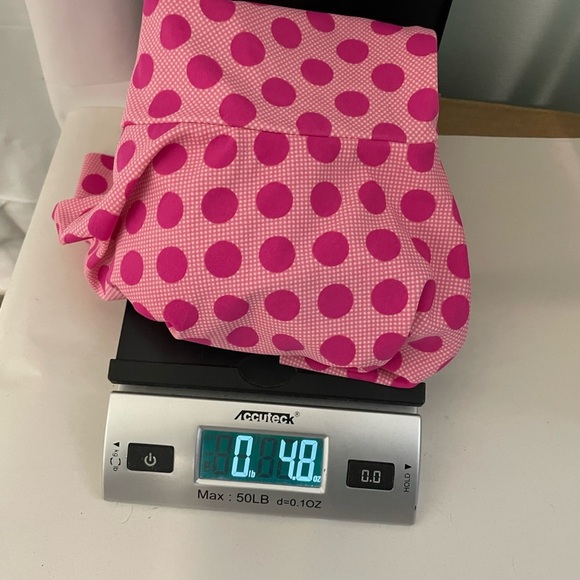 Lands' End Pink Polka Dot Swim Dress | size 10 - Picture 7 of 7